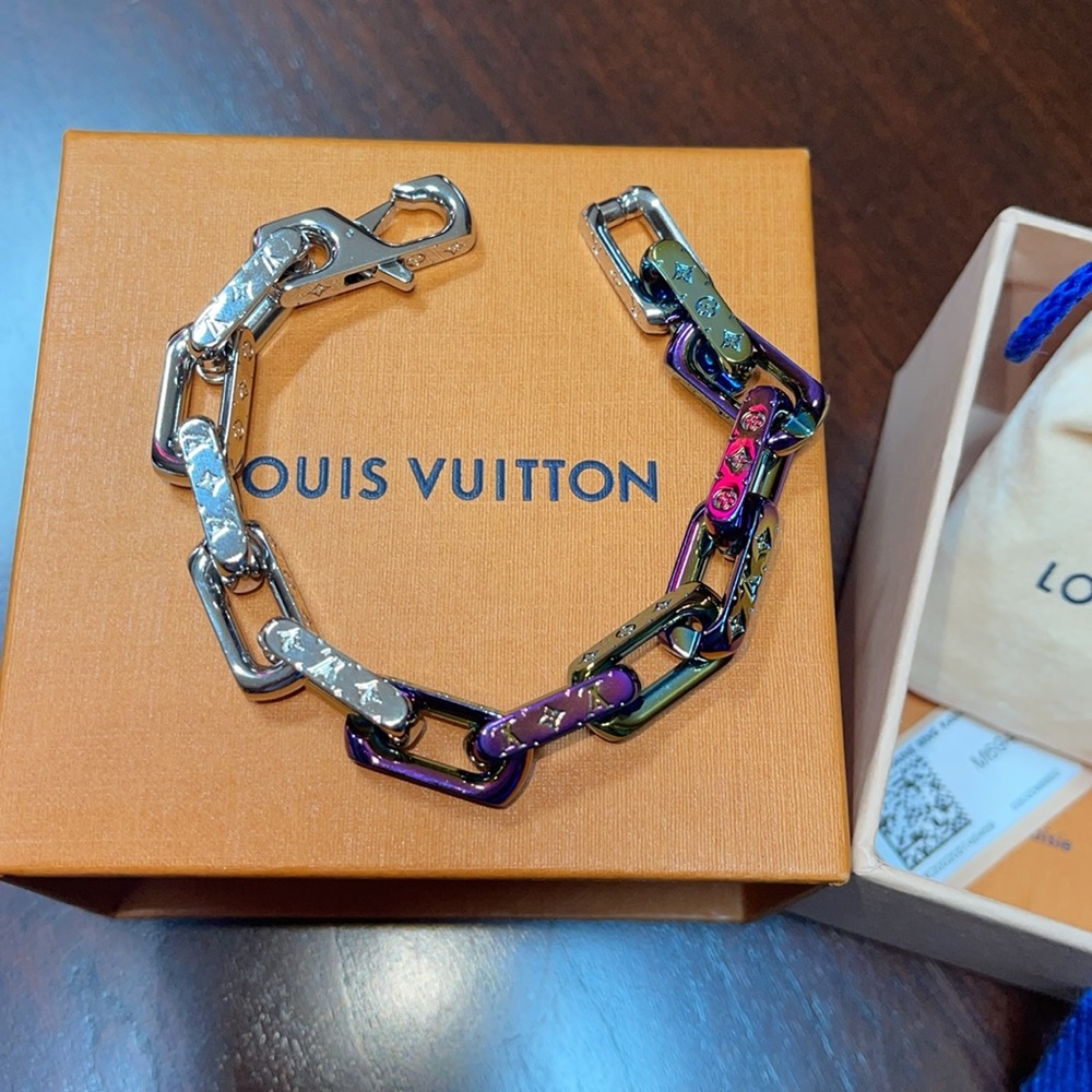 Louis Vuitton Unisex Rainbow Chain Bracelet